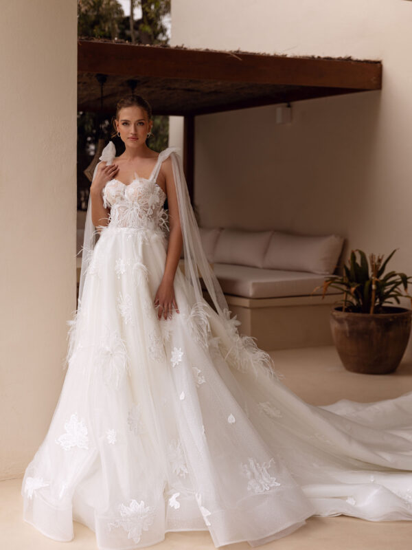 Ethereal Romance Ball Gown Wedding Dress